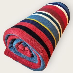 Lauren Ralph Lauren Striped Fleece Throw Blanket